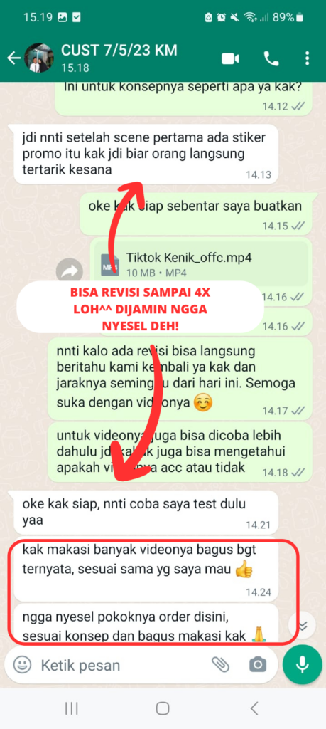 BISA REVISI SAMPAI 4X LOH^^ DIJAMIN NGGA NYESEL DEH!